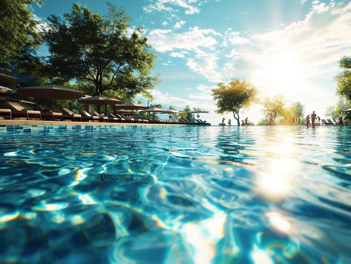 Chlore dans une piscine : comprendre son évaporation et sa durée optimale