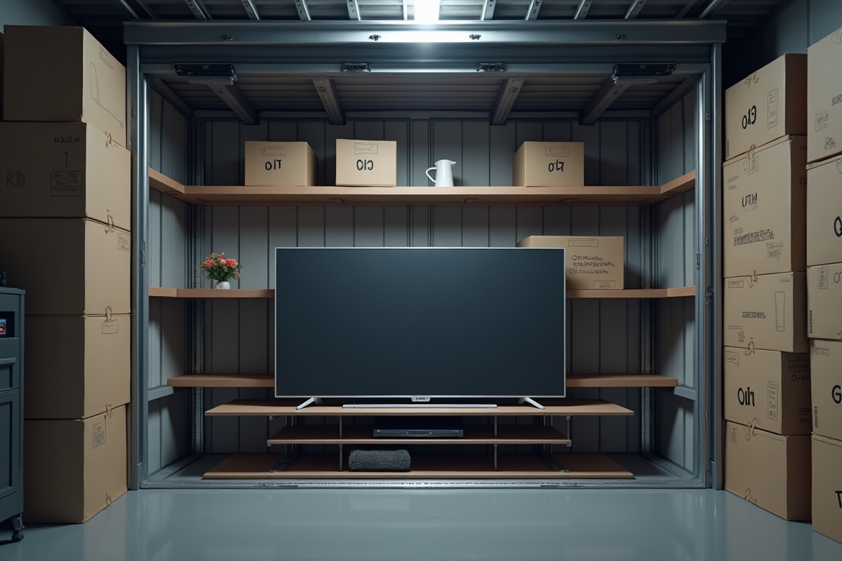stockage téléviseur