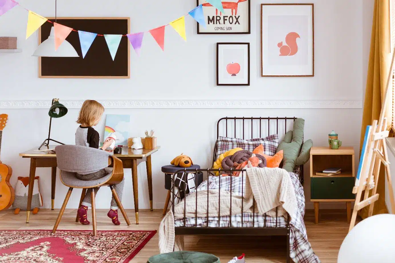 Comment créer une zone de travail dans une chambre d’enfant ?